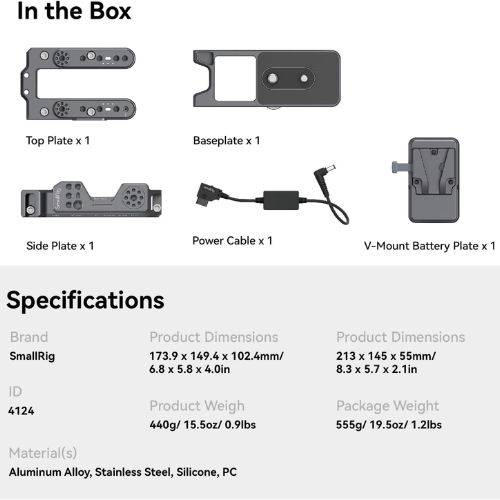 SmallRig Cage Kit For Sony FX6 4124