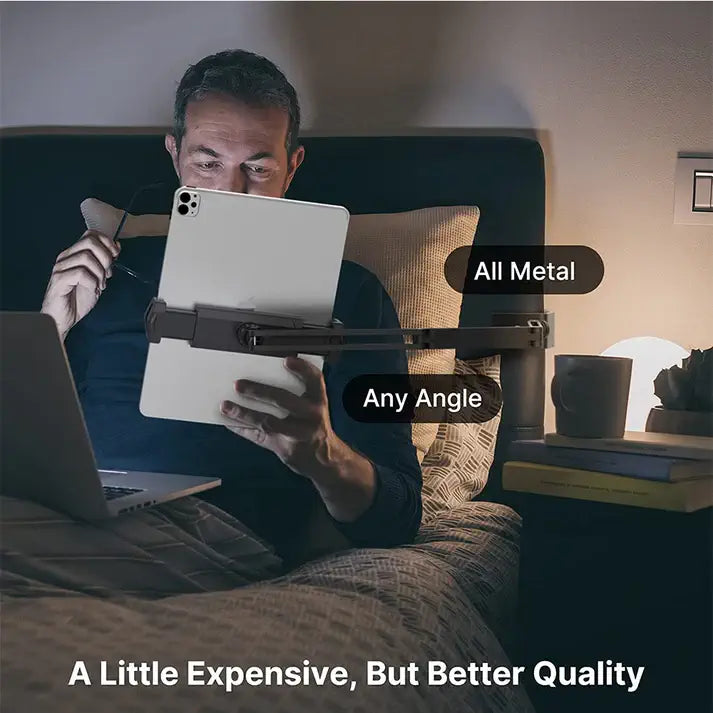 Ulanzi VIJIM Metal iPad Tablet Holder for Bed or Desk