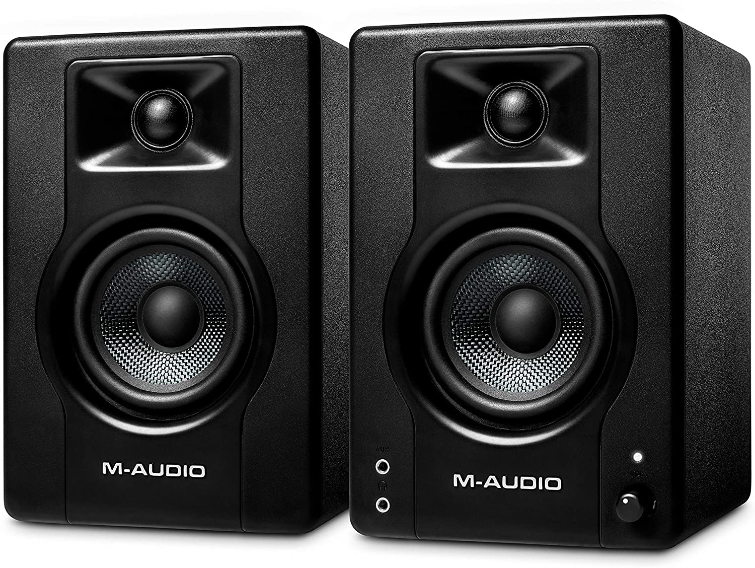 M-Audio BX3 - 120-Watt Powered Desktop Computer Speakers / Studio Monitors for Gaming, Music Production, Live Streaming and Podcasting (Pair)