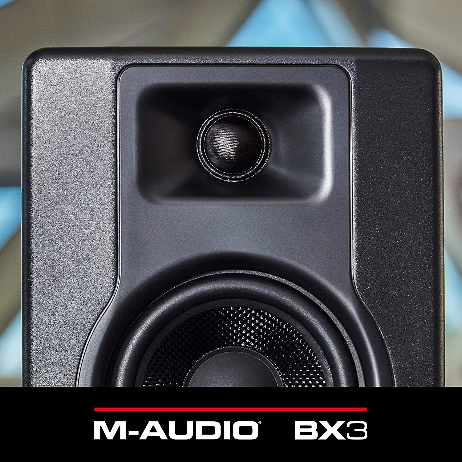 M-Audio BX3 - 120-Watt Powered Desktop Computer Speakers / Studio Monitors for Gaming, Music Production, Live Streaming and Podcasting (Pair)