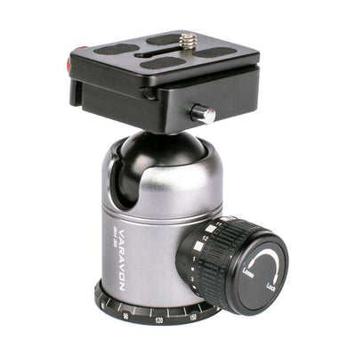 Silver Bh35 Ball Head From Varavon Has A 35Mm Ball Diameter. It Can Hold Up To 17.6 Lb And Has A 360 Pan Angle.