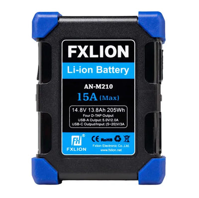 Fxlion AN-M210 High Power Square Battery - 14.8V / 205Wh Gold-Mount Battery
