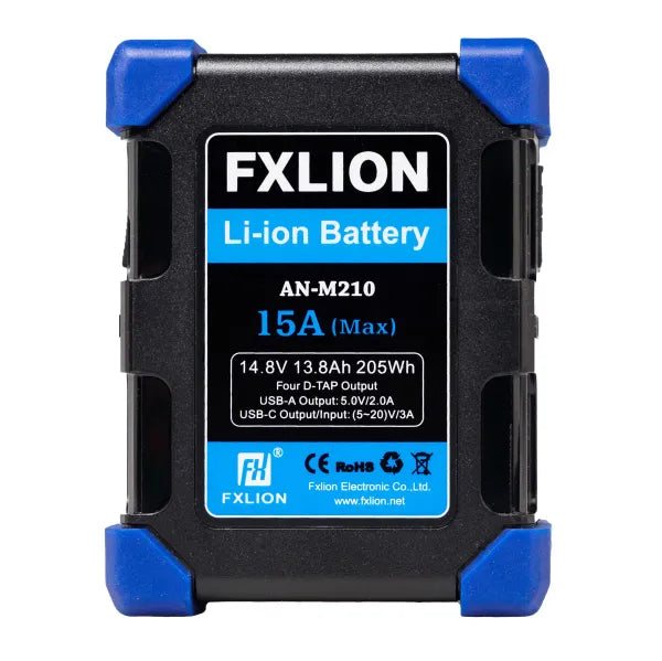 Fxlion AN-M210 High Power Square Battery - 14.8V / 205Wh Gold-Mount Battery
