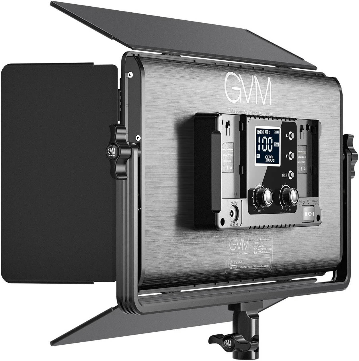 GVM-1500D 75W Powerful Bi-color and RGB Video Panel Light