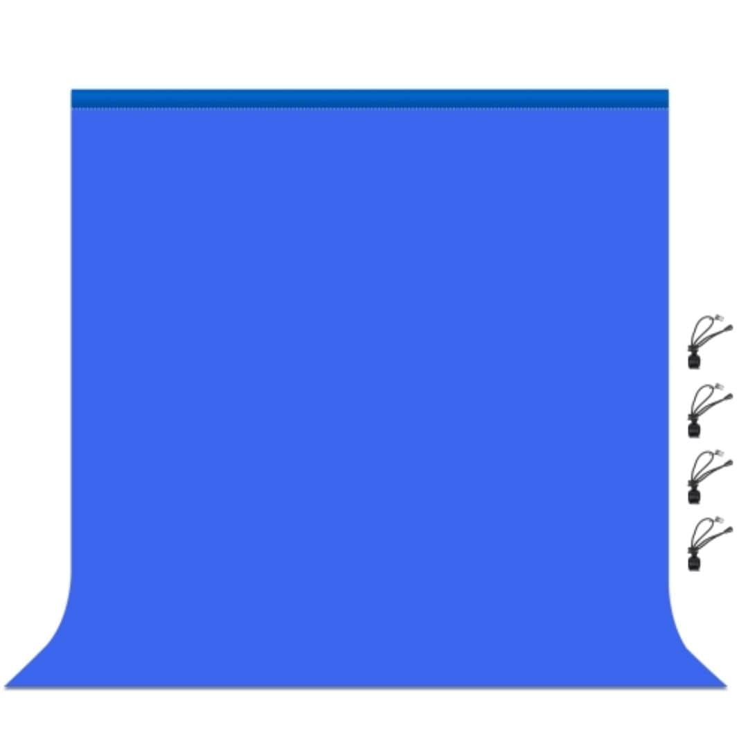 Puluz 2m x 2m Photography Background Thickness Photo Studio Background Cloth Backdrop (Blue) PU5207L