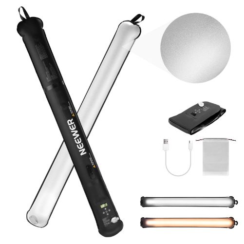 NEEWER BASIC GC30C 30W Bi Color Handheld Inflatable LED Tube Light