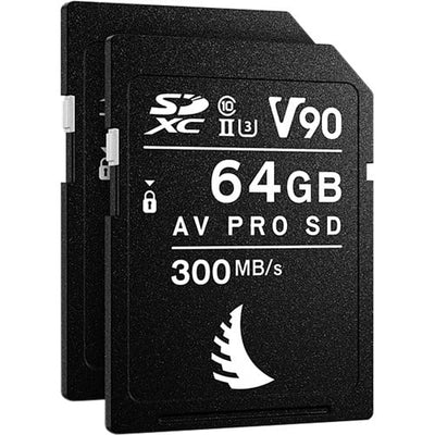 Angelbird 64GB AV Pro Mk 2 UHS-II SDXC Memory Card (2-Pack)