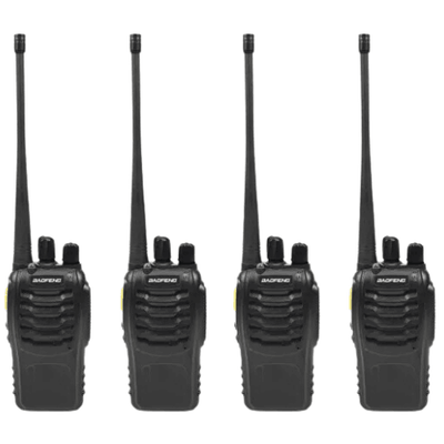 BAOFENG 888SD (4 Units Rental) Portable Radio Station - 1 Day