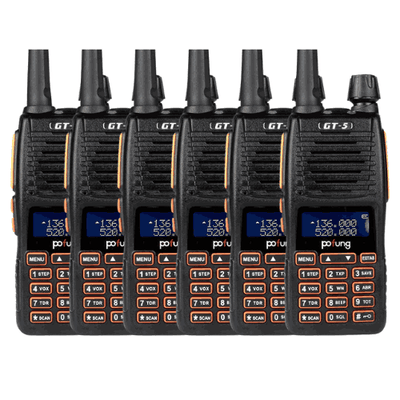 BAOFENG GT-5 (1 - 20 Set) 5W Dual Band Radio - 6S