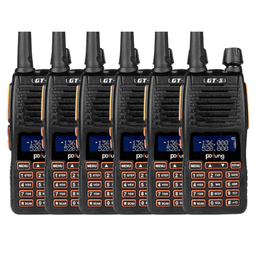 BAOFENG GT-5 (1 - 20 Set) 5W Dual Band Radio - 6S