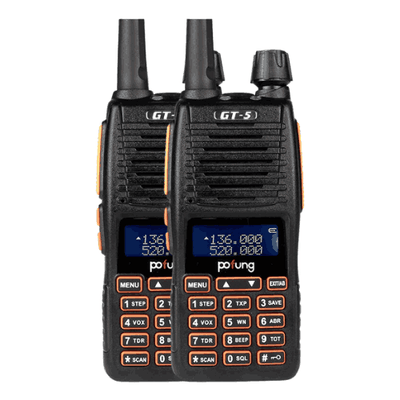 BAOFENG GT-5 (1 - 20 Set) 5W Dual Band Radio - 2S
