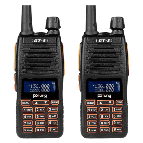 BAOFENG GT-5 (2 Sets Rental) 5W Dual Band Radio - 3 Days