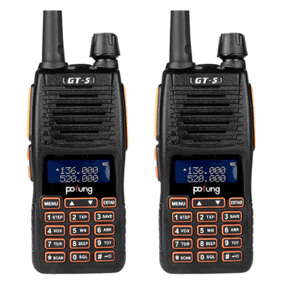 BAOFENG GT-5 (2 Sets Rental) 5W Dual Band Radio - 1 Day