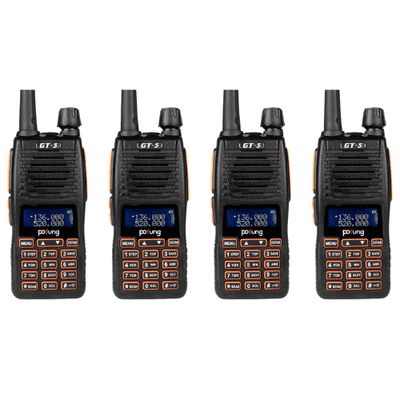 BAOFENG GT-5 (4 Sets Rental) 5W Dual Band Radio - 5 Days