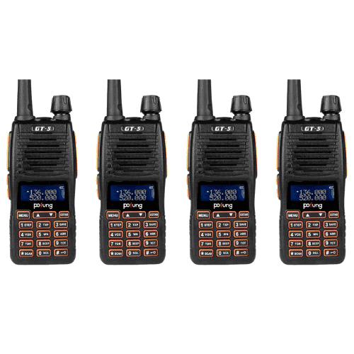 BAOFENG GT-5 (4 Sets Rental) 5W Dual Band Radio - 4 Days