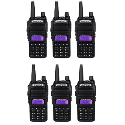 BAOFENG UV-82 (6 Sets Rental) 5W Handheld Dual Band Radio - 5 Days