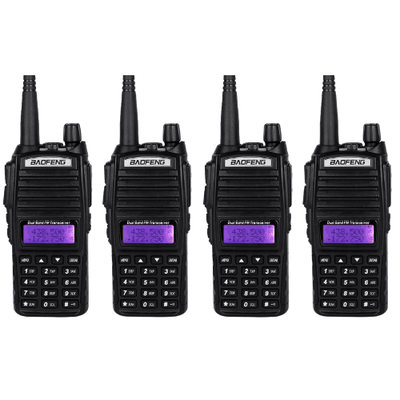 BAOFENG UV-82 (4 Sets Rental) 5W Handheld Dual Band Radio - 2 Days