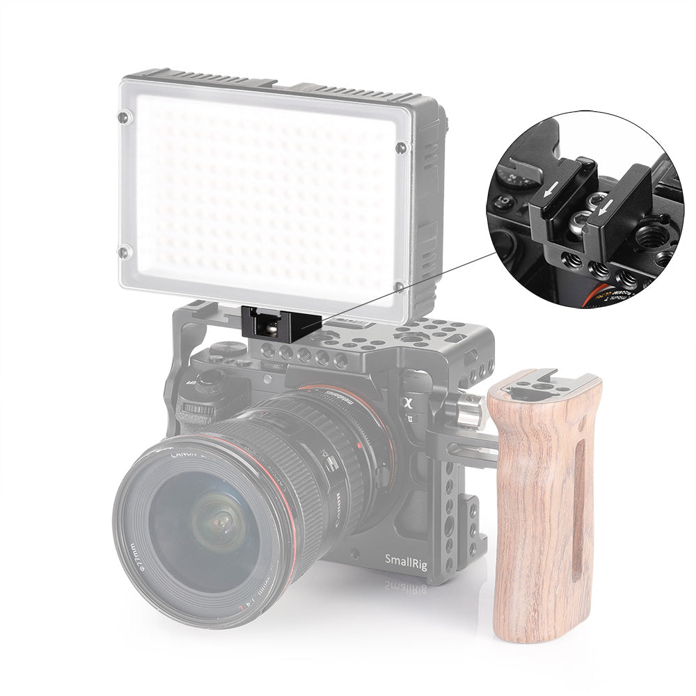 SmallRig Cold Shoe Mount Adapter with Anti-off Button 2260