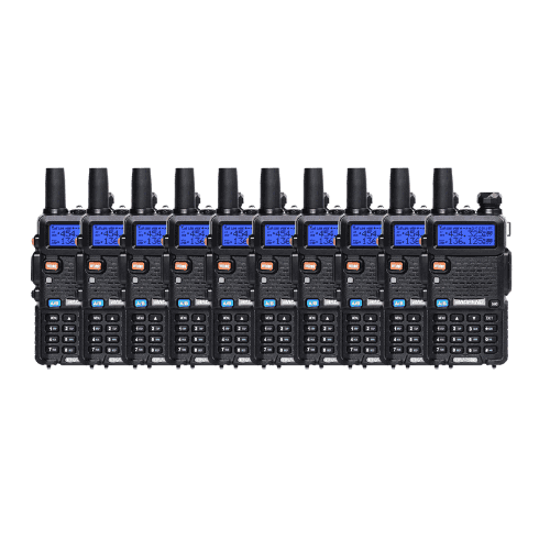 BAOFENG UV-5R (1 - 20 Set) Dual Band (VHF/UHF) Analog Portable Two-Way Radio - 10S