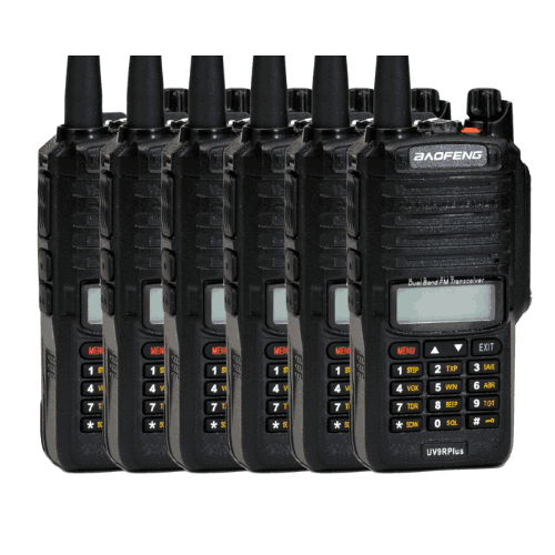 Baofeng UV-9R PLUS (1- 20 Set) 8W Radio Handheld Dual Band Portable Walkie Talkies With Earpiece - 6S