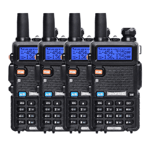 BAOFENG UV-5R (1 - 20 Set) Dual Band (VHF/UHF) Analog Portable Two-Way Radio - 4S
