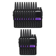 BAOFENG UV-82 (1 - 20 Set) 5W Radio Handheld Dual Band Portable Walkie Talkies With Earpiece - 15S