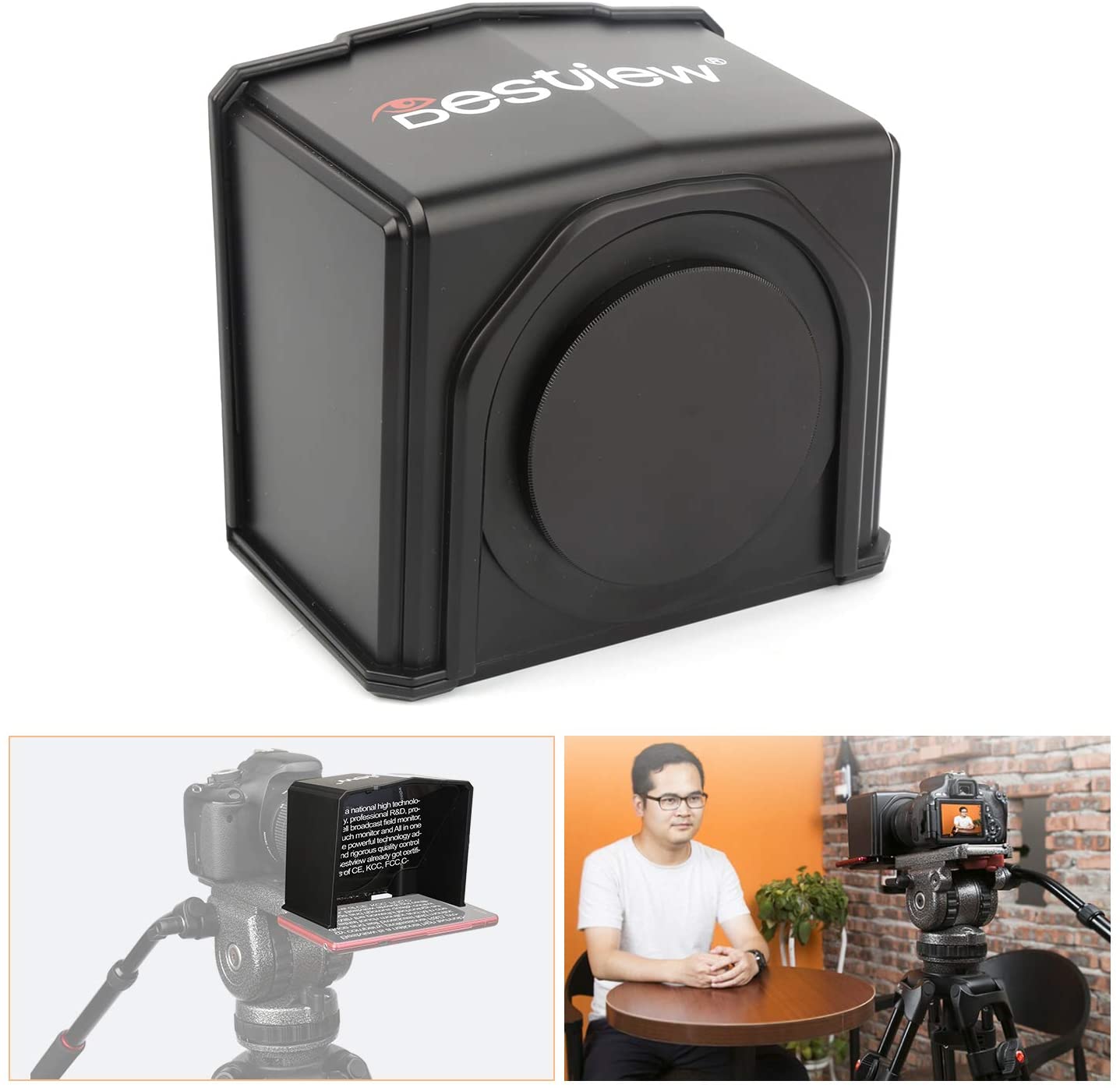 Desview T1 Smartphone Teleprompter with Remote Control