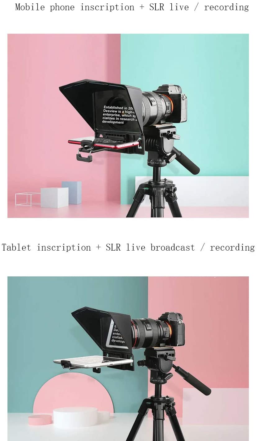 Desview T2 Teleprompter for Smartphone and Pad