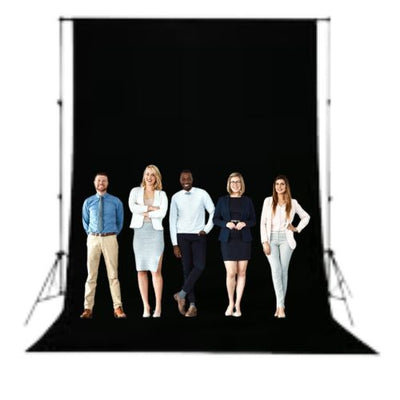 PROMAGE Wrinkle Resistant Cloth Backdrop BD2003 2 X 3 m - Black