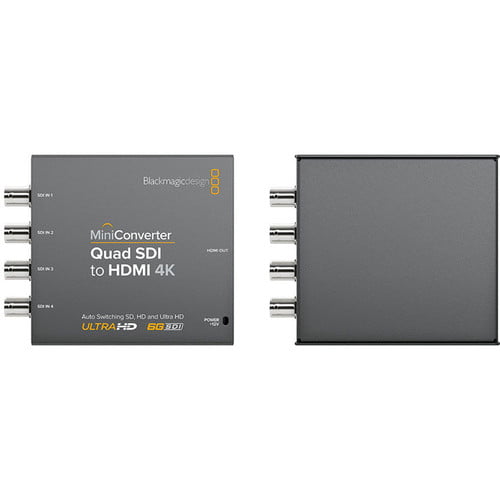 Blackmagic Design Mini Converter Quad SDI to HDMI 4K 2 CONVMBSQUH4K2