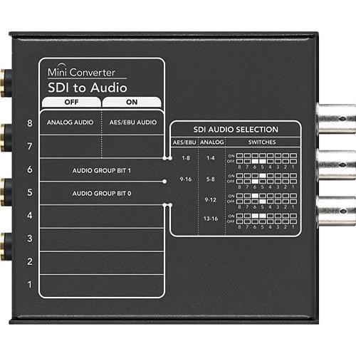 Blackmagic Design SDI to Audio Mini Converter CONVMCSAUD