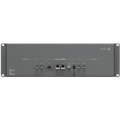 Blackmagic Design SmartScope Duo 4K Rack-Mounted Dual 6G-SDI Monitors