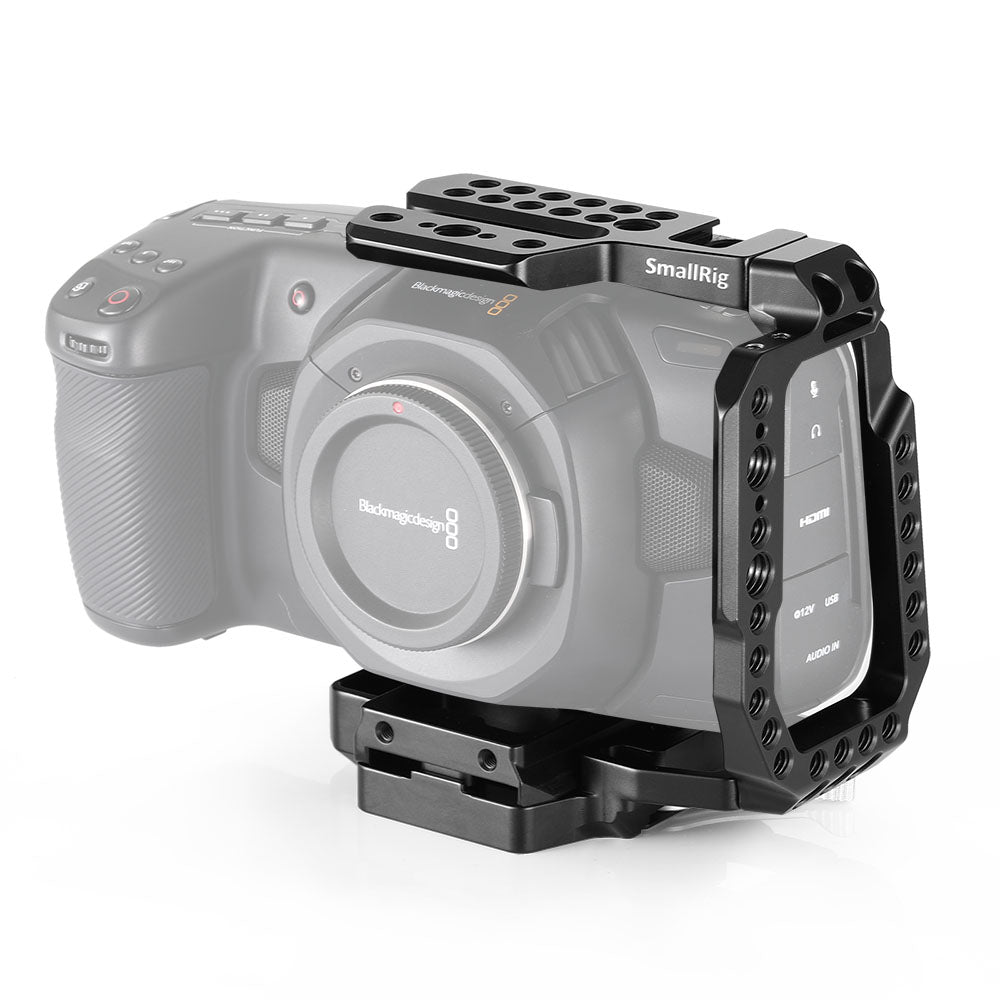 SmallRig QR Half Cage for Blackmagic Design Pocket Cinema Camera 4K &amp; 6K CVB2255