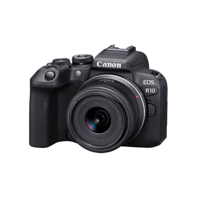 Canon EOS R10 Mirrorless Digital Camera + RF-S 18-45MM F4.5-6.3 IS STM LENS