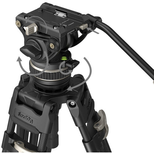 SmallRig FreeBlazer Heavy-Duty Carbon Fiber Tripod Kit