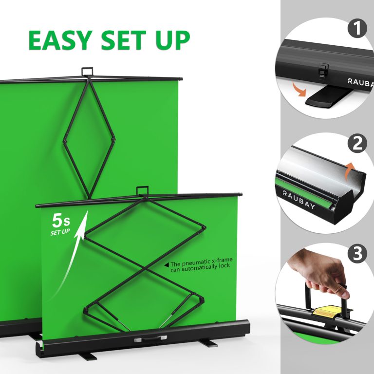 Raubay CGS1520 Collapsible Screen 152cm x 210cm(Green)