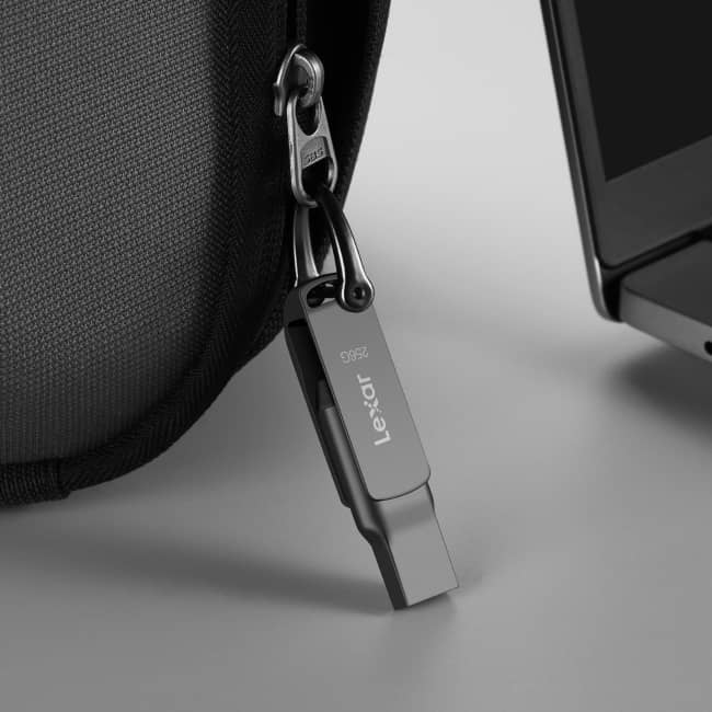 Lexar 64GB Dual Type-C and Type-A USB 3.1 flash drive, up to 130MB/s read