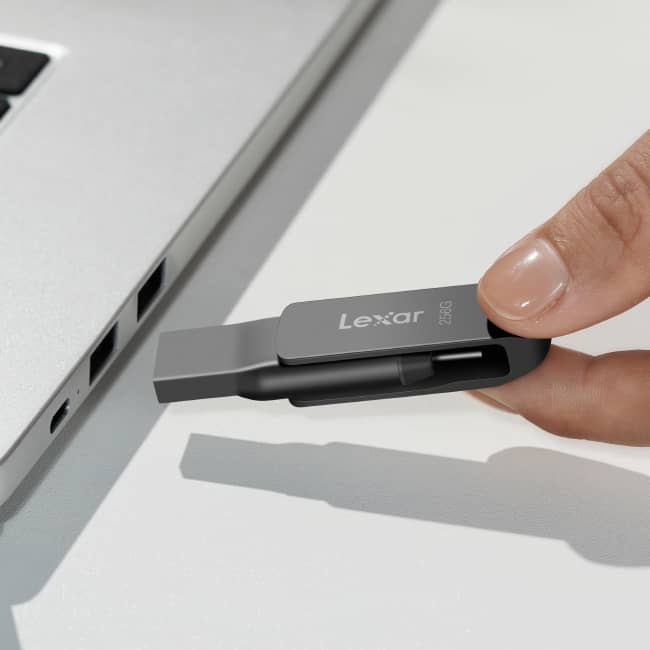 Lexar 64GB Dual Type-C and Type-A USB 3.1 flash drive, up to 130MB/s read