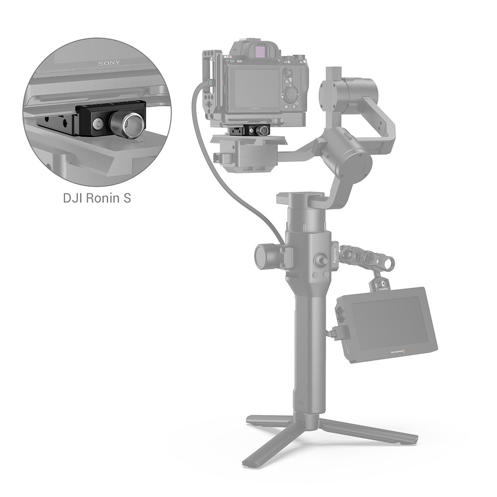 SmallRig Arca-Type Quick Release Clamp for DJI Ronin S/Ronin SC and ZHIYUN Crane Series/Weebill S Gimbals DBC2506