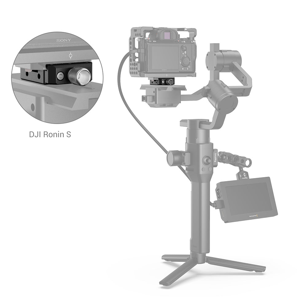 SmallRig Arca-Type Quick Release Clamp for DJI Ronin S/Ronin SC and ZHIYUN Crane Series/Weebill S Gimbals DBC2506