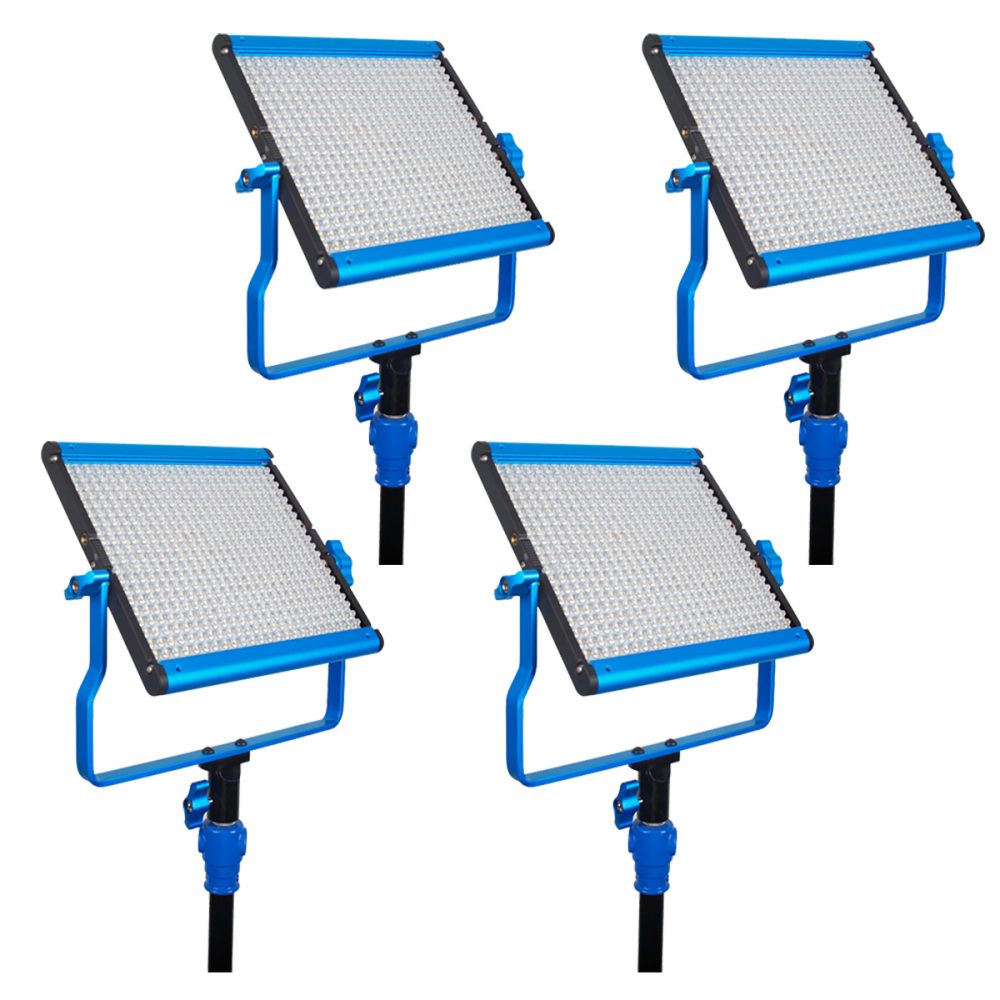 Dracast S-Series LED500 Bi-Color 4 Light Kit with NP-F Battery Plates