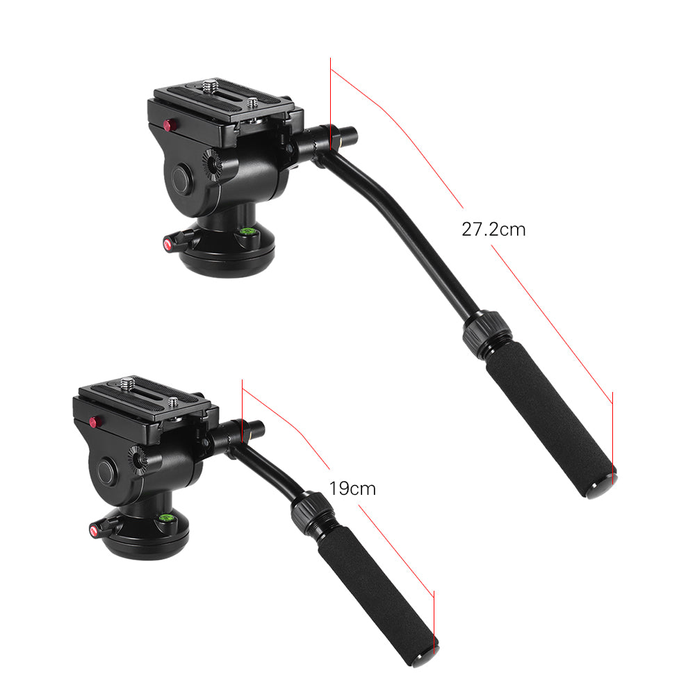 Promage DS008H Video Camera Tripod Action Fluid Drag Pan Head Hydraulic Panoramic Photographic Head