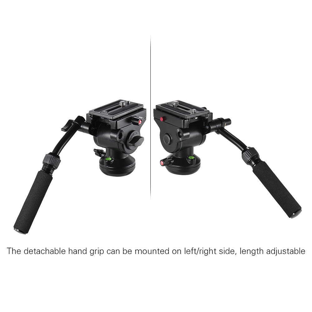 Promage DS008H Video Camera Tripod Action Fluid Drag Pan Head Hydraulic Panoramic Photographic Head