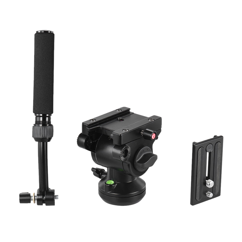 Promage DS008H Video Camera Tripod Action Fluid Drag Pan Head Hydraulic Panoramic Photographic Head