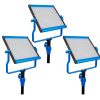 Dracast S-Series LED500 Bi-Color 3 Light Kit with V-Mount Battery Plates