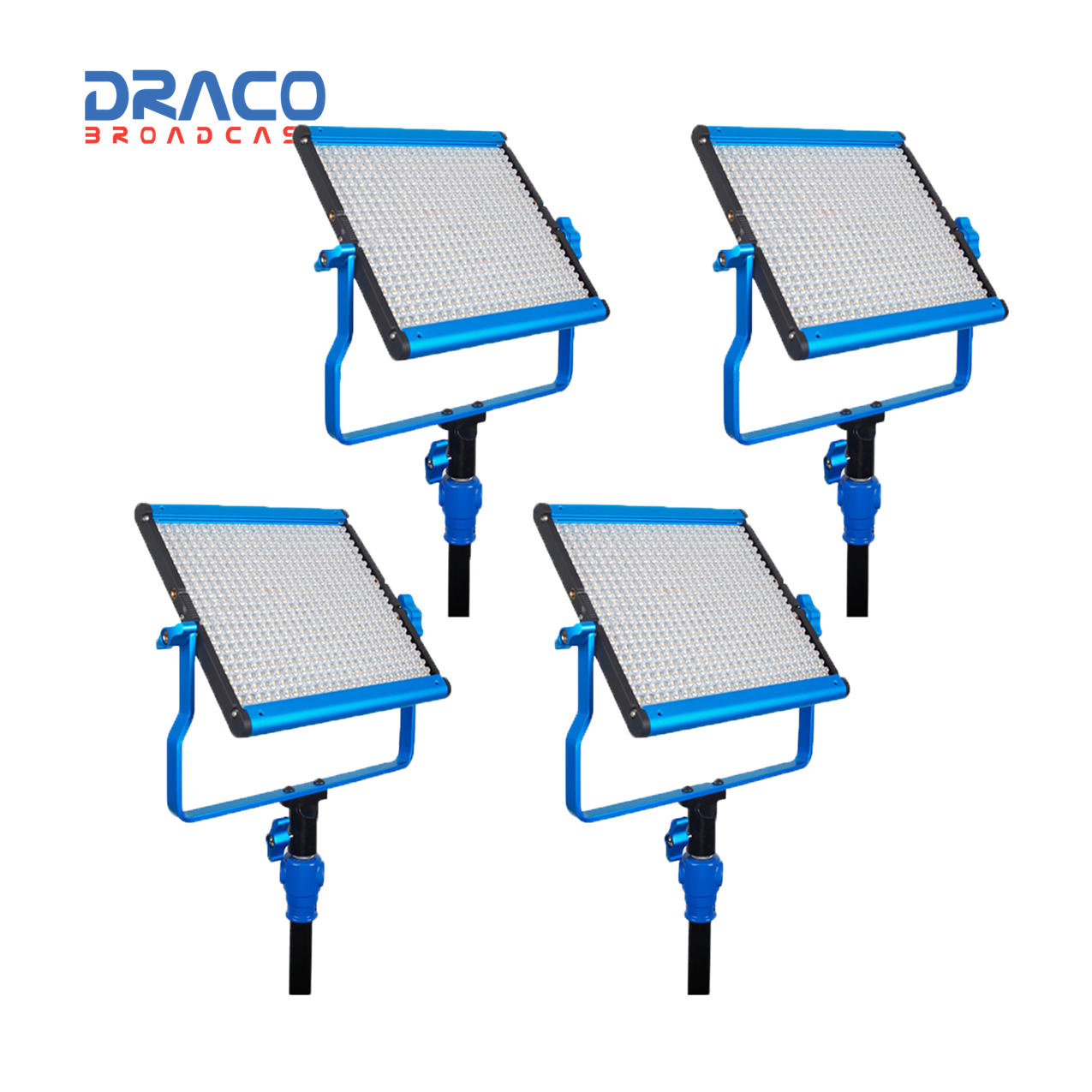 Dracast S-Series LED500 Bi-Color 4 Light Kit with NP-F Battery Plates