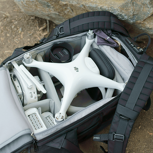 PolarPro Drone Trekker Backpack for DJI Phantom Quadcopter