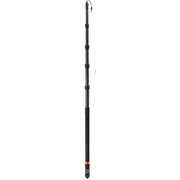 E-Image BC16 16ft Carbon Fiber Microphone Extension Telescopic Boom Pole with Cover for Recording Interview Filming (Black)