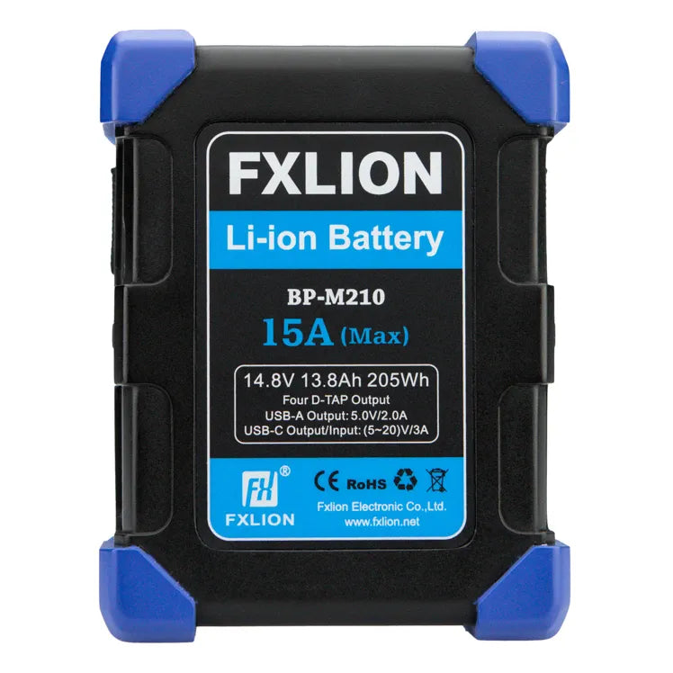 Fxlion BP-M210 High Power Square Battery - 14.8V / 205Wh V-Mount Battery