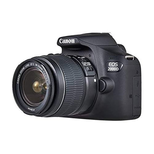 Canon EOS 2000D 18-55 IS, 24.1 MP, DSLR Camera, Black